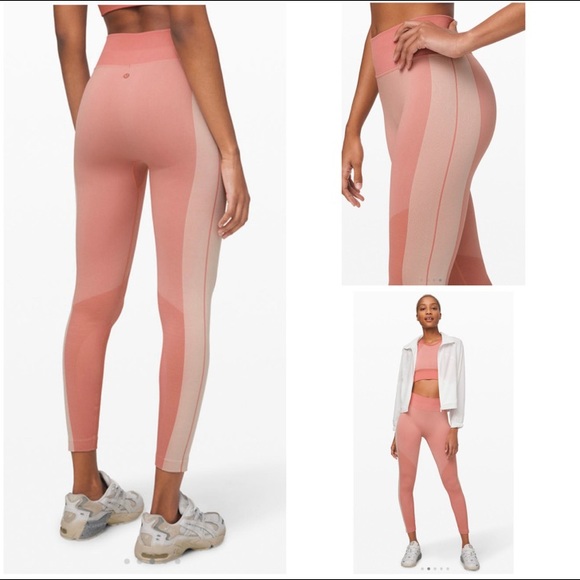 Lululemon Ebb To Train Seamless Yoga Tights 25” - Picture 2 of 7